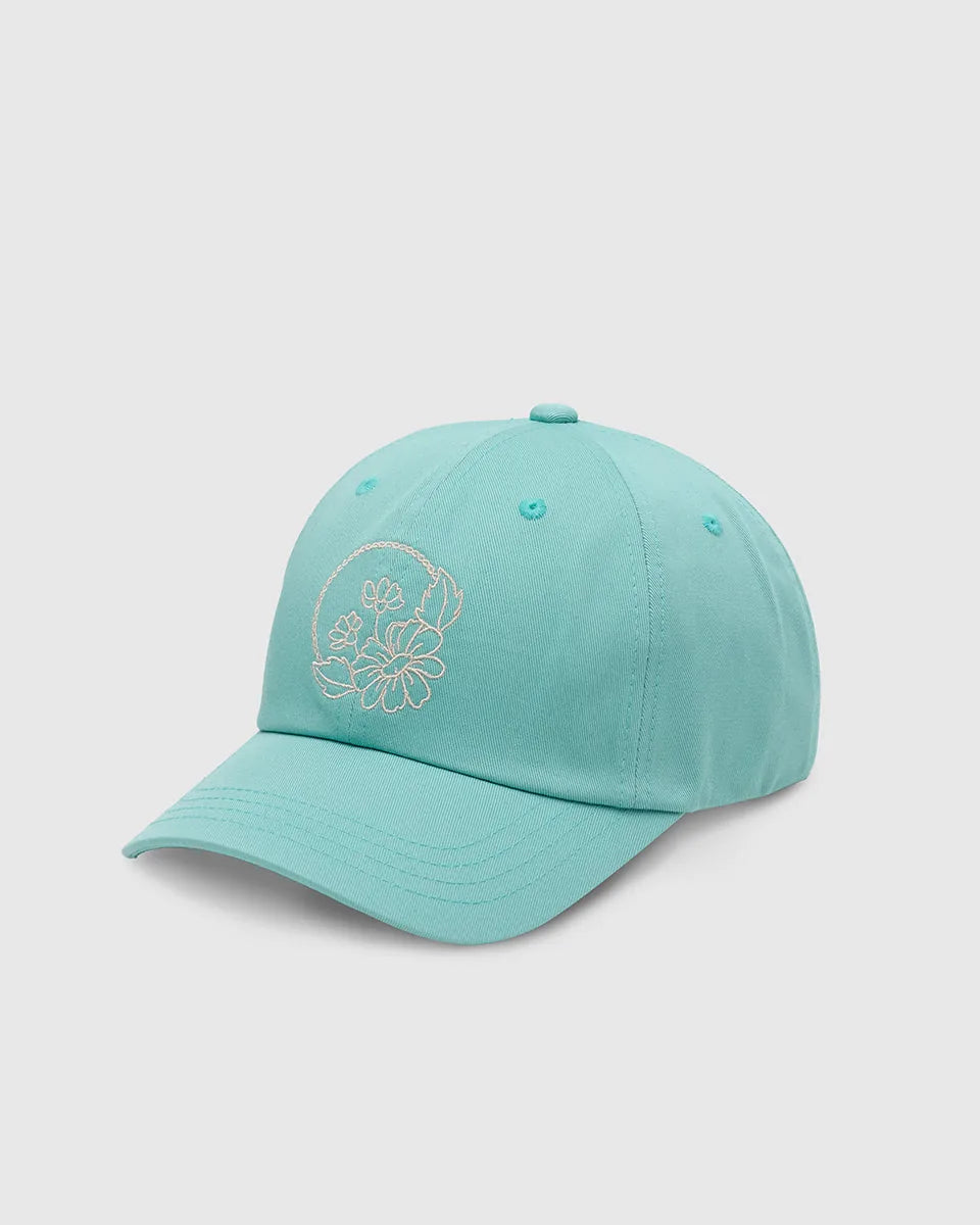 Casquette à broderie de marguerites
