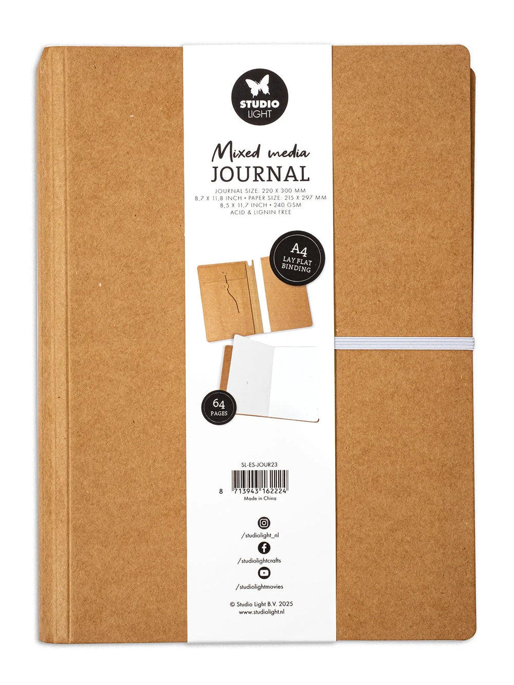 SL Mixed Media Journal A4 Size Essentials 64 Pages