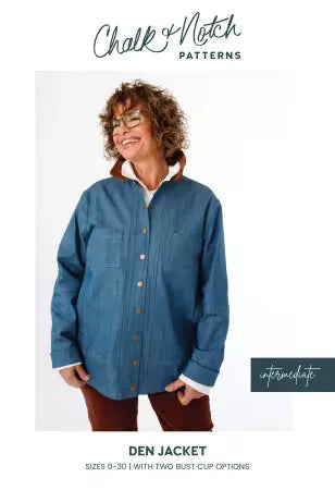 Chalk and Notch Den Jacket Printed Pattern
