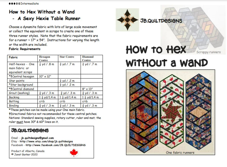 How to Hex without a Wand - JB Quilt Designs