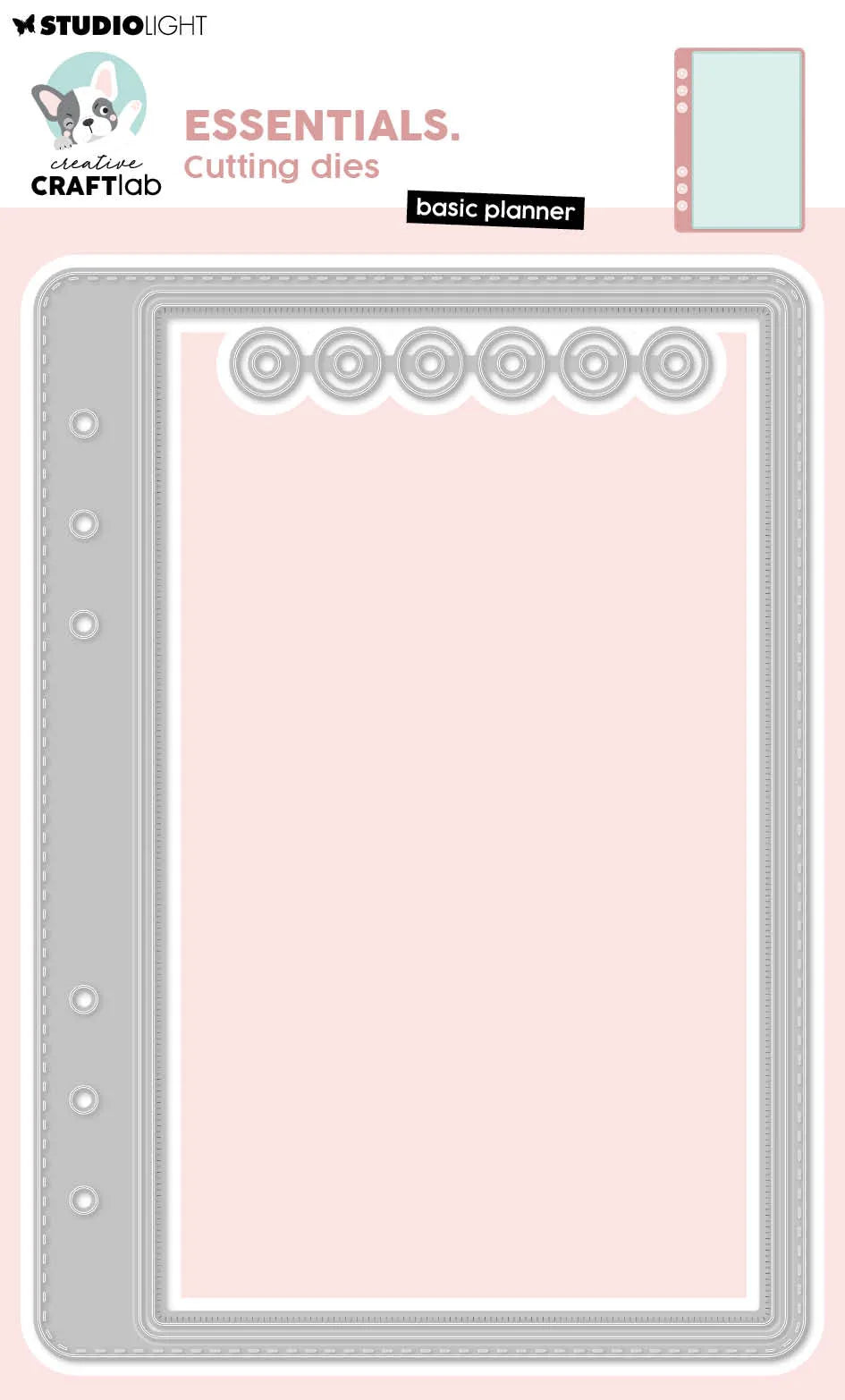 CCL Cutting Die Basic Planner Essentials 4 Pieces