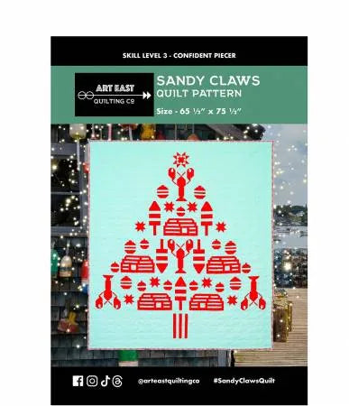 Sandy Claws Quilt Pattern - Art East Quilting Co.