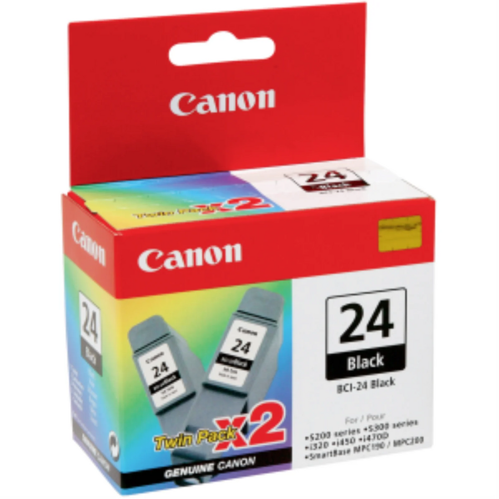 BCI-24 BK Twin Ink Value Pack