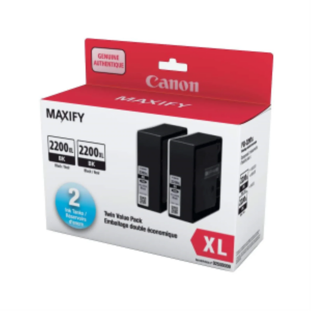 PGI-2200XL Black Twin Ink Value Pack SKU 9255B009