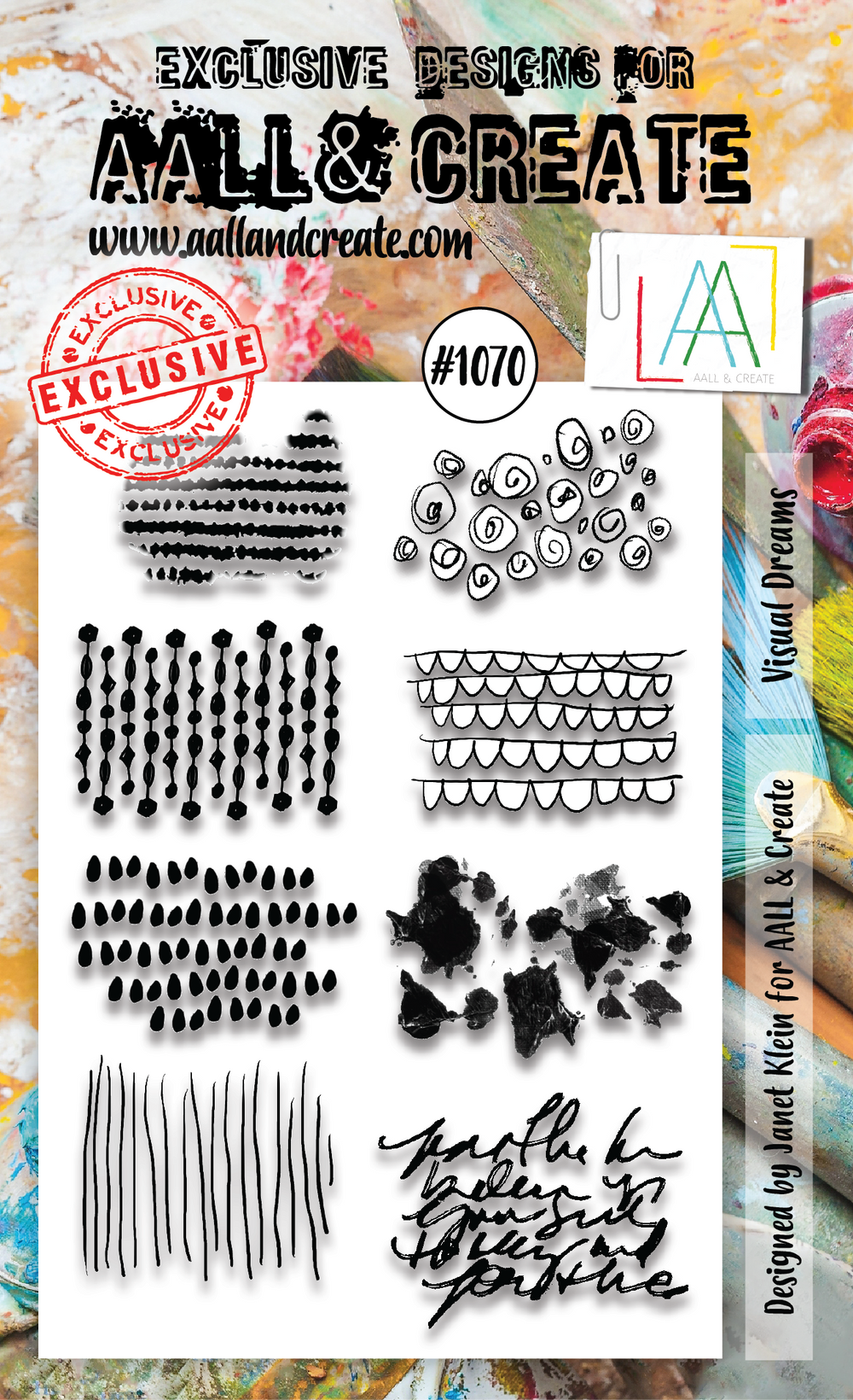 AALL and Create A6 Stamp Set - 1070 - Visual Dreams