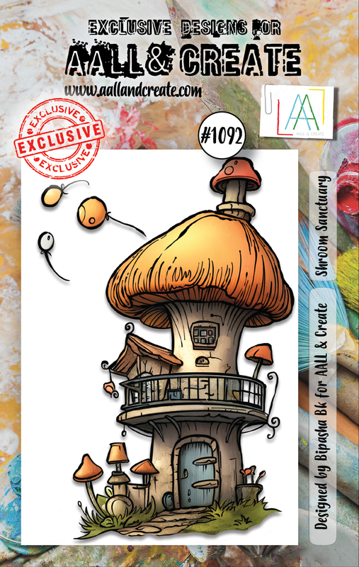 AALL and Create #1092 - Set de tampons A7 - Shroom Sanctuary