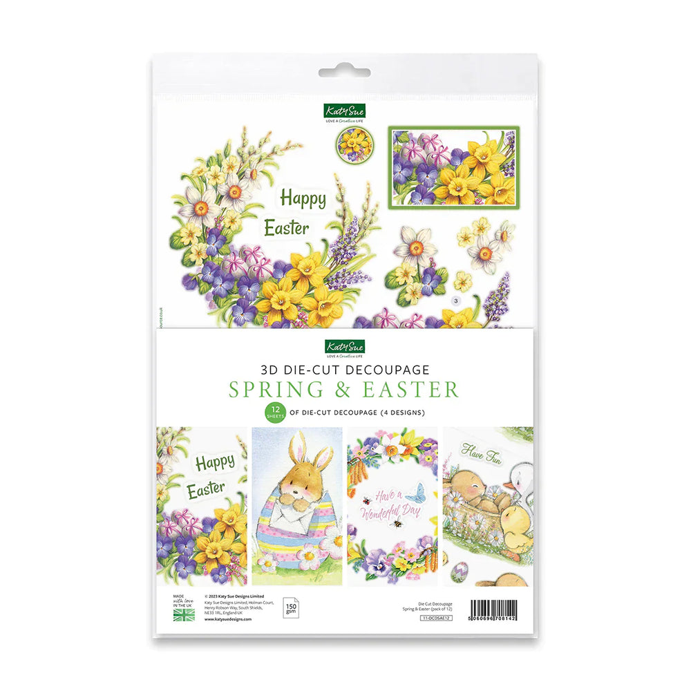 Découpage Découpé – Printemps et Pâques (Lot de 12)