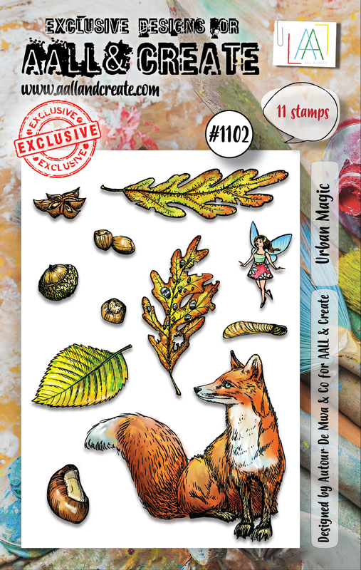 AALL and Create #1102 - Set de tampons A7 - Magie urbaine