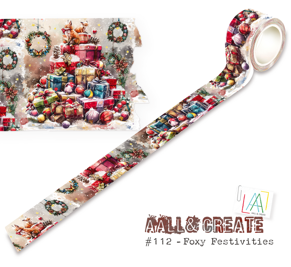 AALL et Create - Ruban Washi - Fêtes Renardes