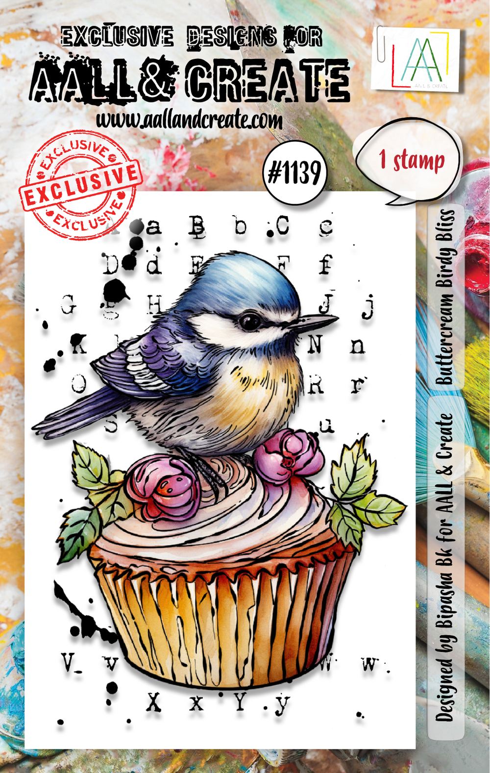 AALL and Create - Set de tampons A7 - Buttercream Birdy Bliss
