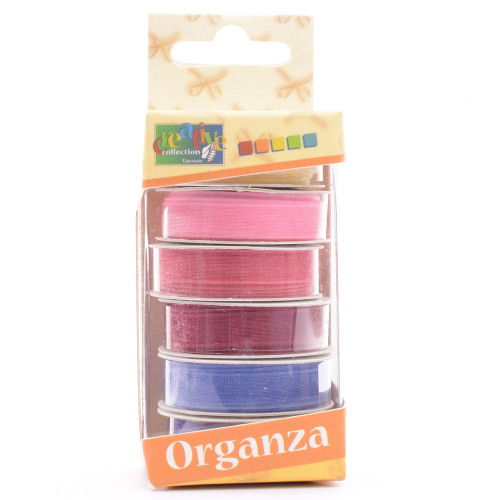 Vaessen Creative Organza Ribbon 6 Colors 6mmx2m Baby Rose — Ecstasy Crafts