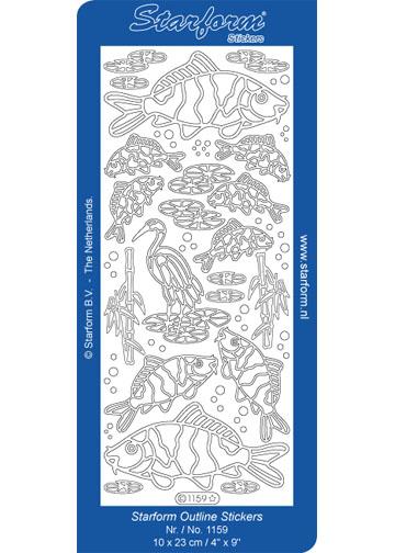 Autocollants décoratifs - Poissons orientaux