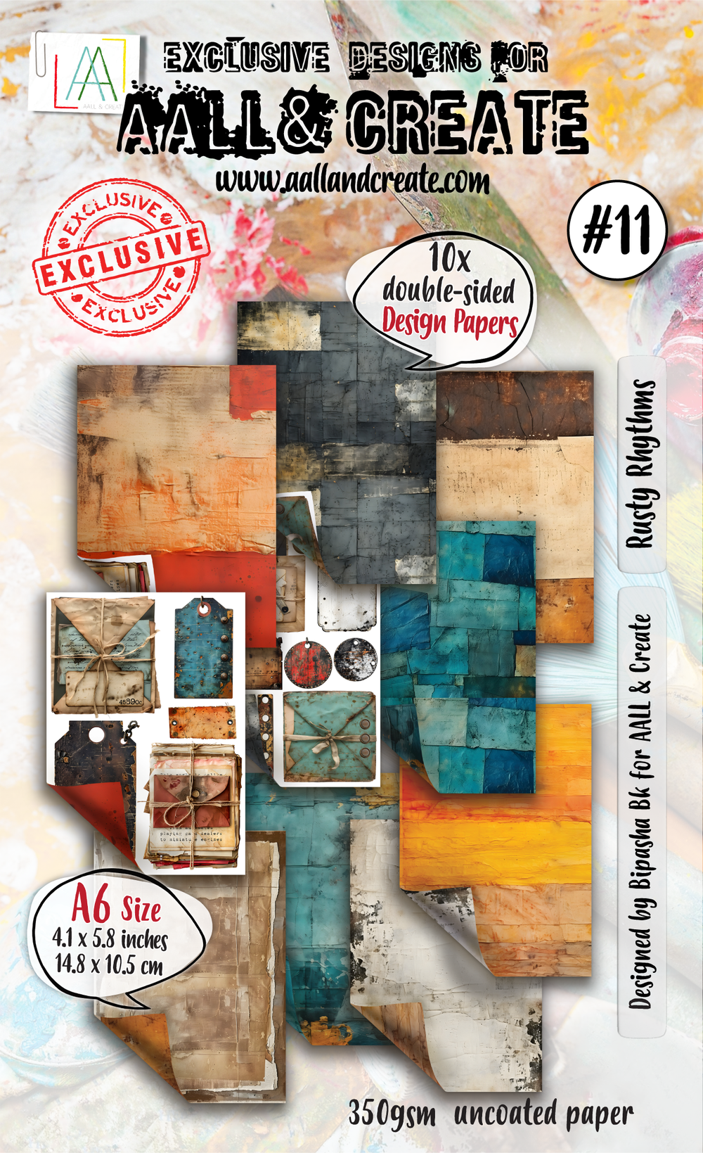 AALL and Create - Papier Design A6 - Rusty Rhythms