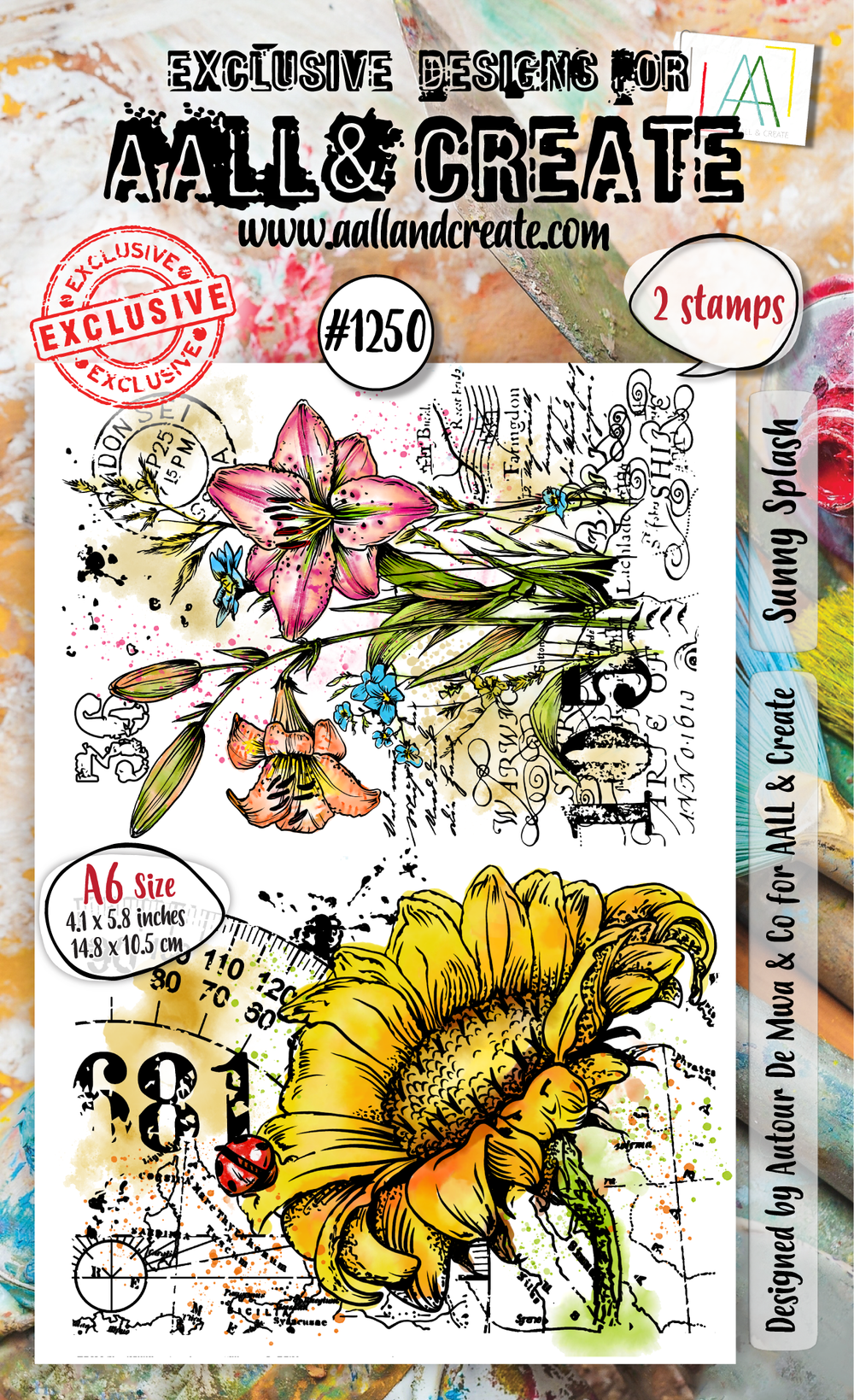 AALL and Create - Set de tampons A6 - Sunny Splash