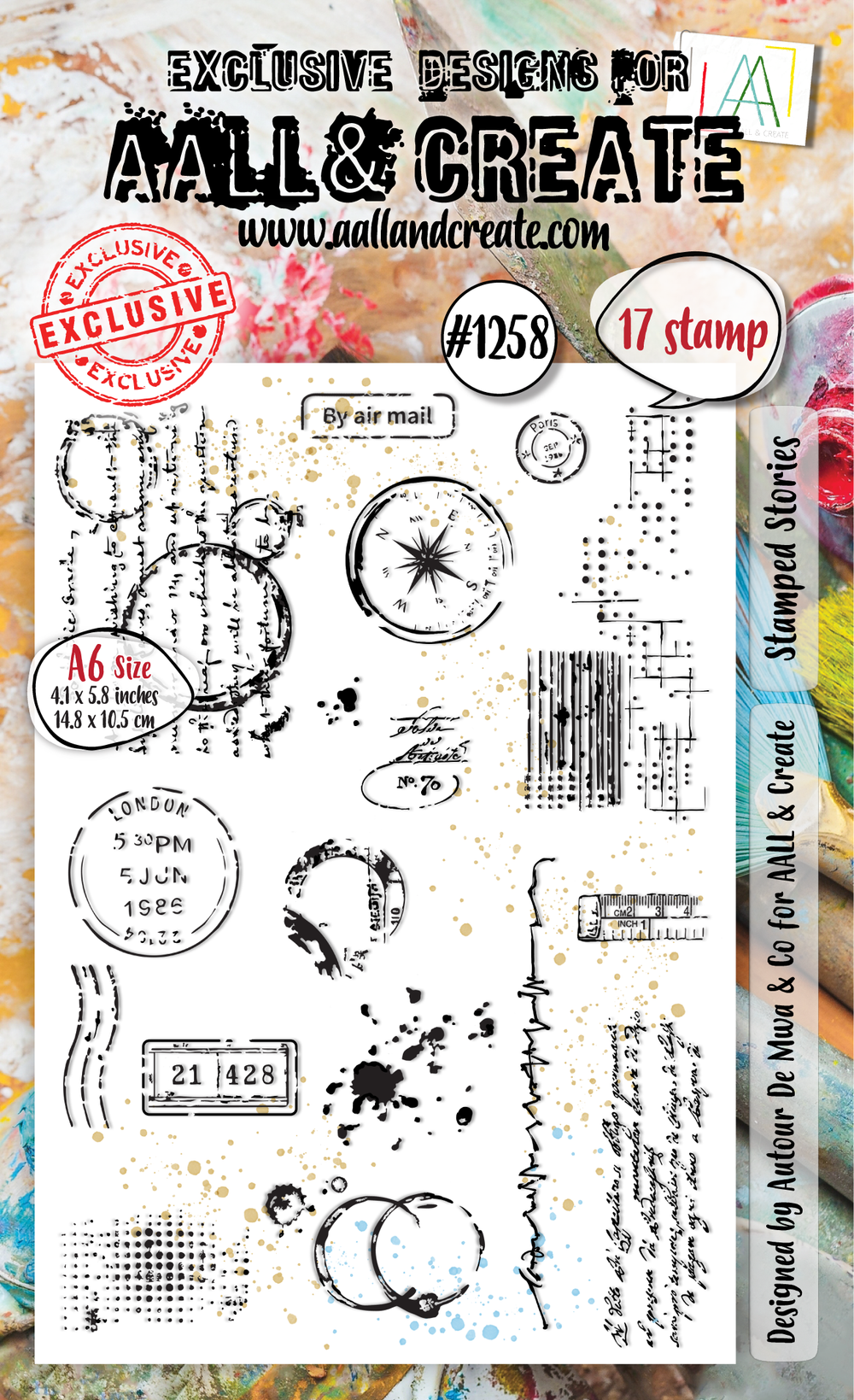 AALL and Create - A6 Stamp Set - Stamped Stories — Ecstasy Crafts