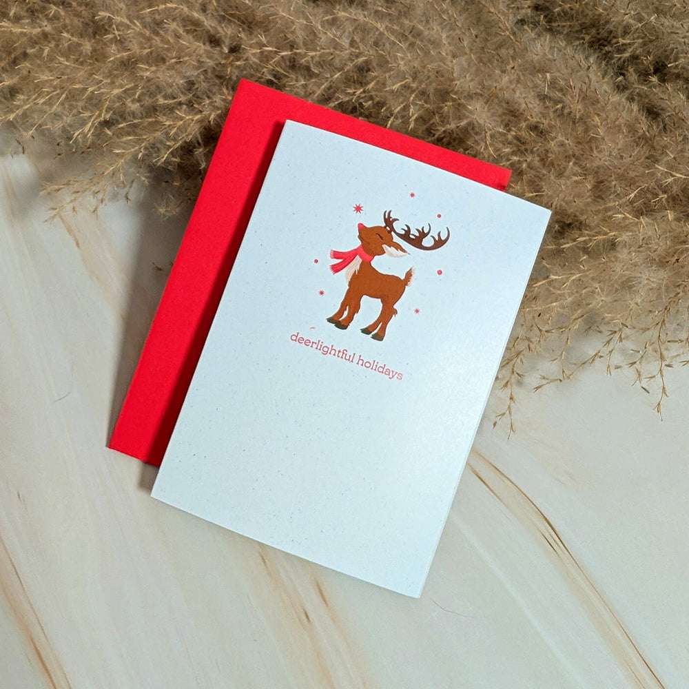 Mini carte de Noël « Cerfs-magnifiques »