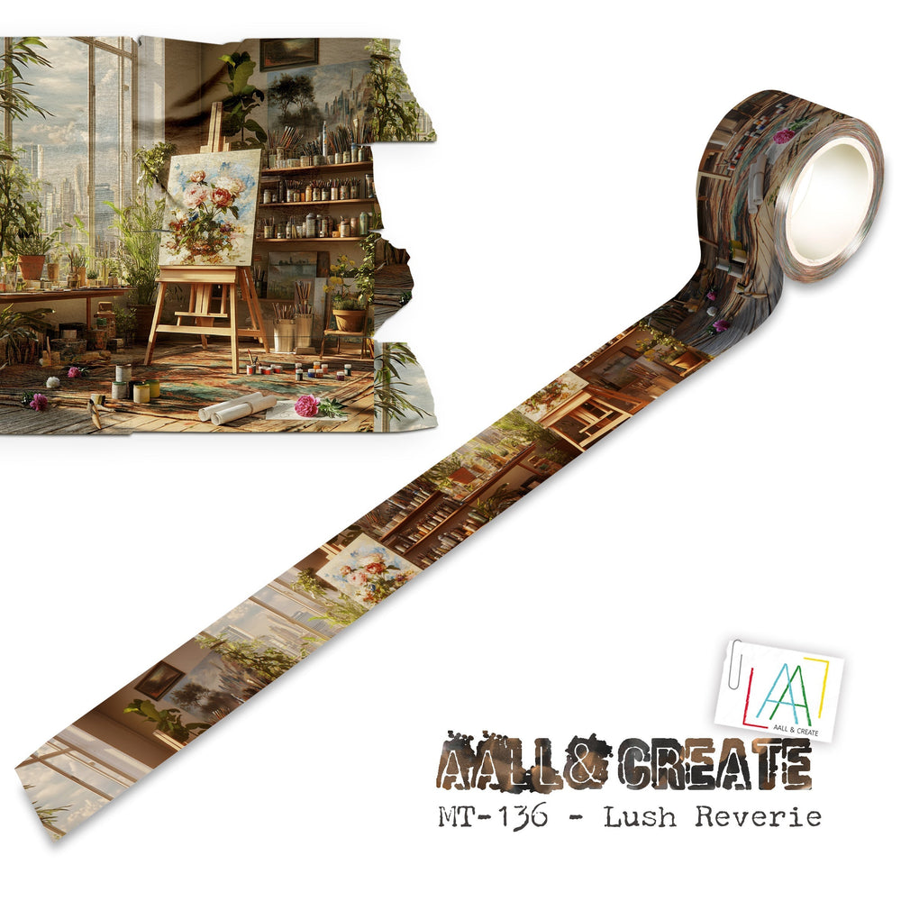 AALL and Create - Rouleau de masking tape 25mm x 10m - Lush Reverie (Superposez-le !)
