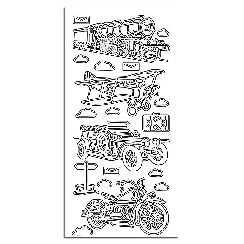 Ancien Autocollant de Machines de Conduite
