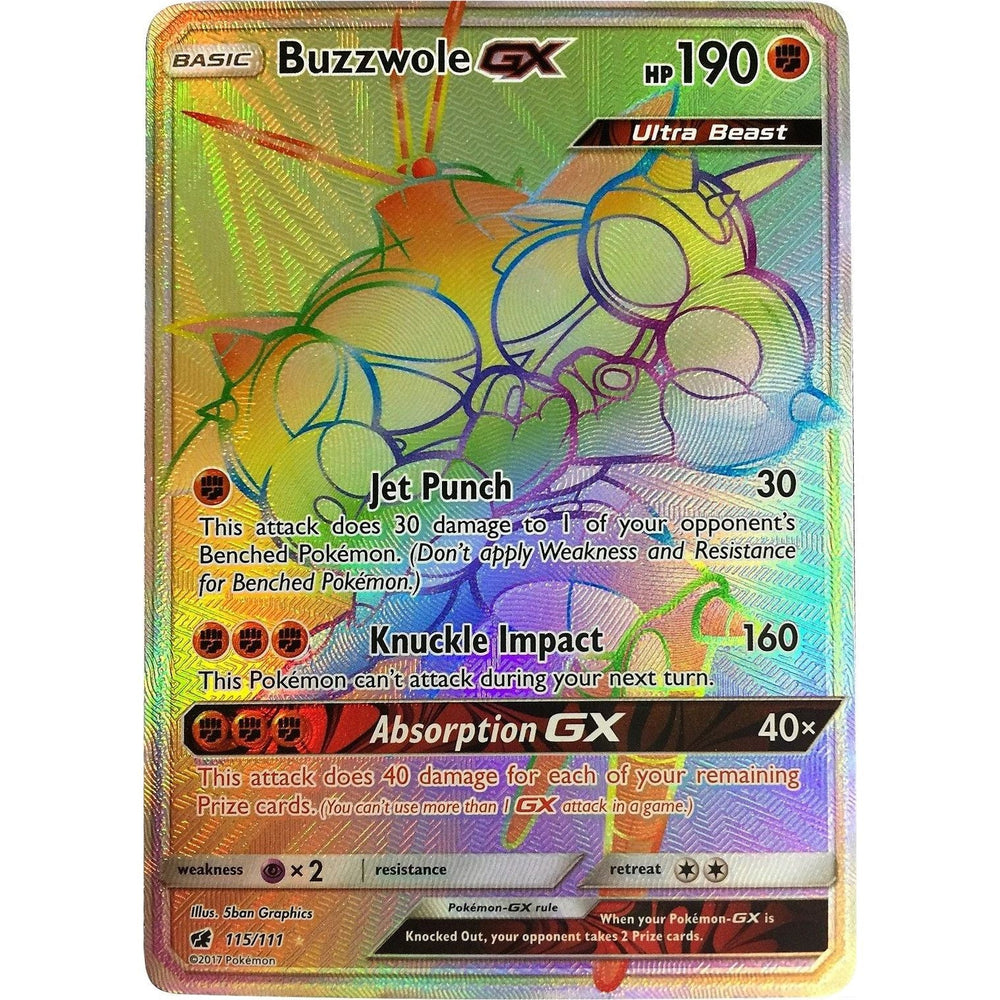 Buzzwole GX (Secret) (115/111) (SM04)