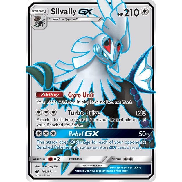Silvally GX (Full Art) (108/111) (SM04)