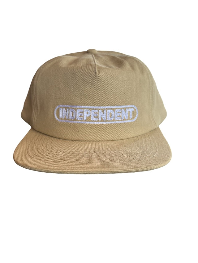 Casquette 'Baseplate Unstructured Mid' Independent - Tan