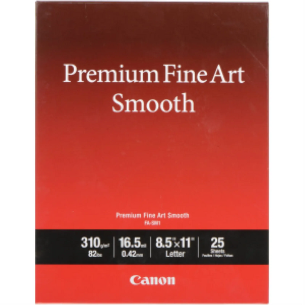 FA-SM1 Premium Fine Art Smooth, LTR (25 sheets/pkg)