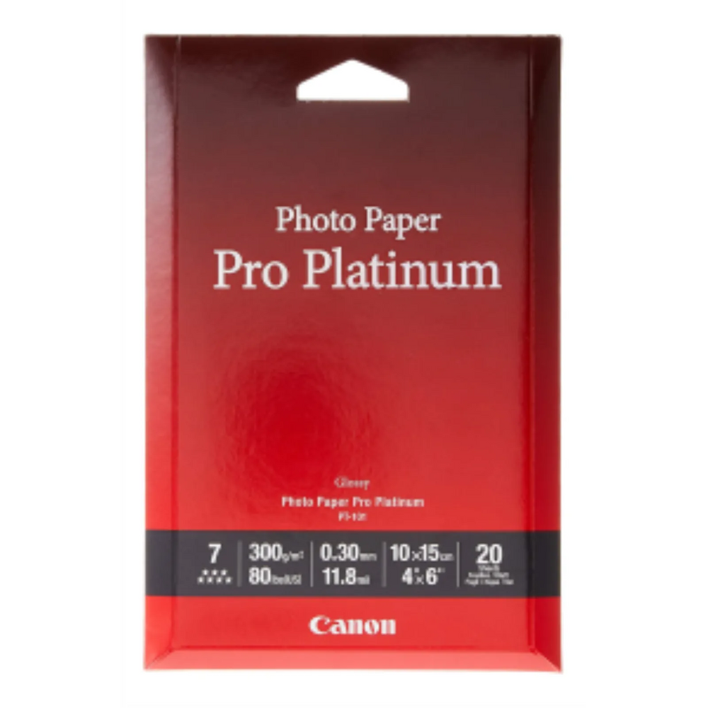 PT-101 4" x 6" Photo Paper Pro Platinum (20 sheets/pkg)
