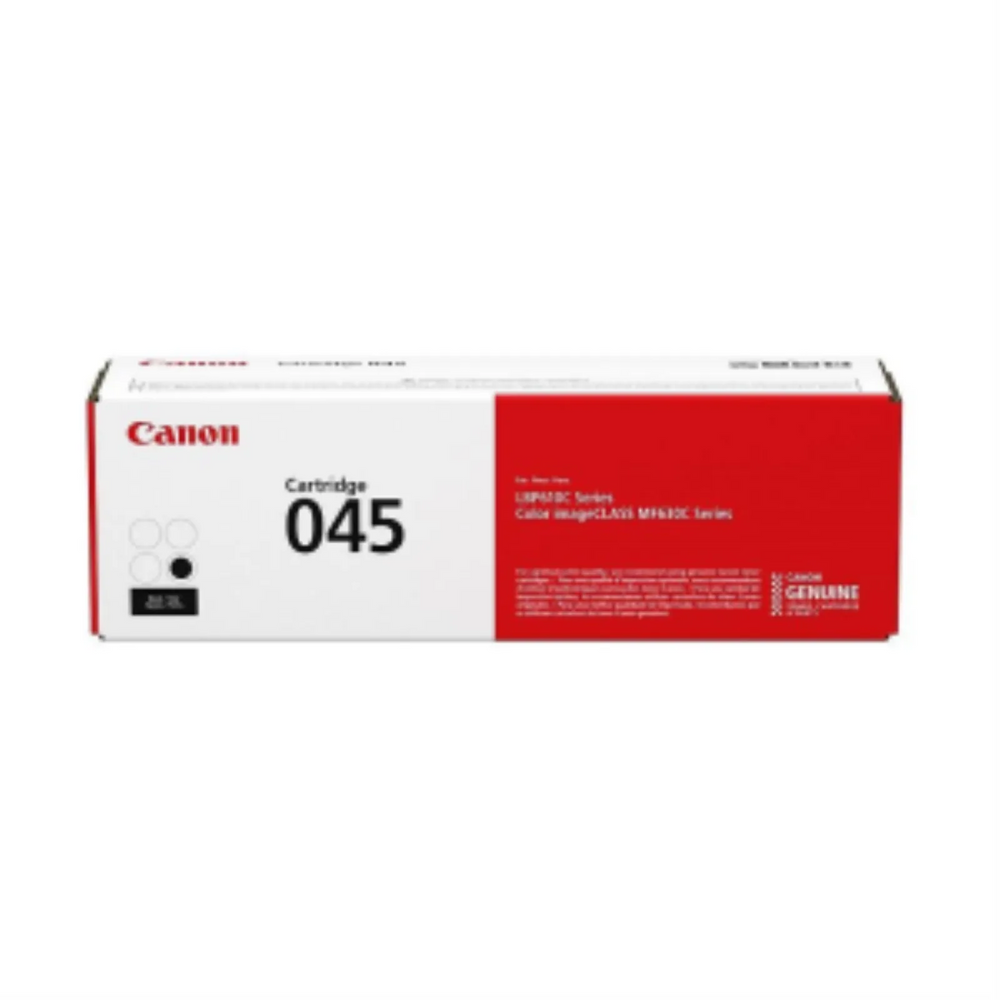 Canon 1242C001 Cartridge 045 Black Genuine Toner – 1,400 Page Yield for i-SENSYS MF630 / LBP612Cdw