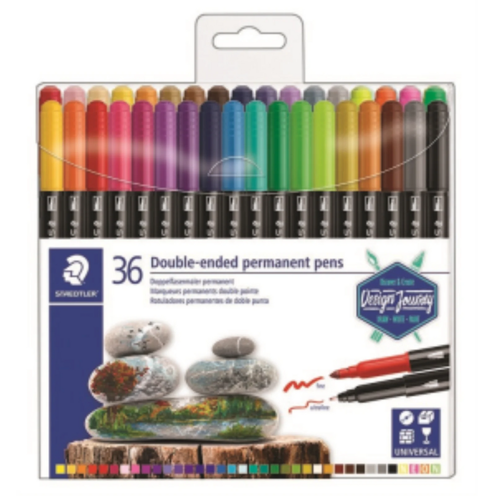Double-ended perm. Pens 36 pcs
