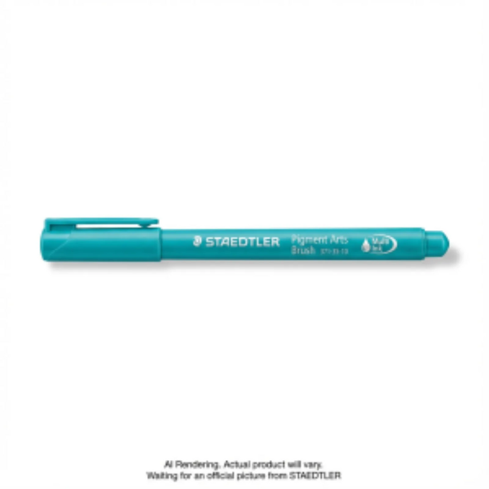Pigment Brush Pen Turquoise