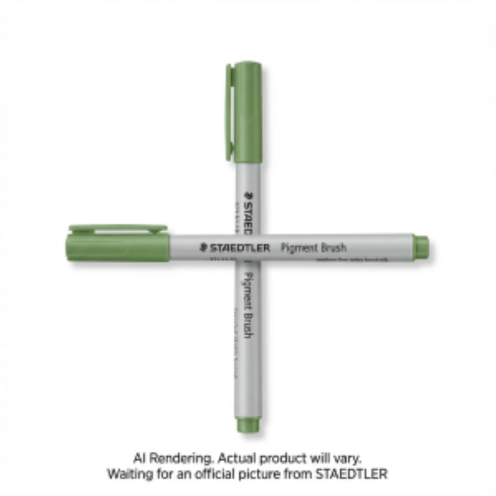 Pigment Brush Pen Willow Green