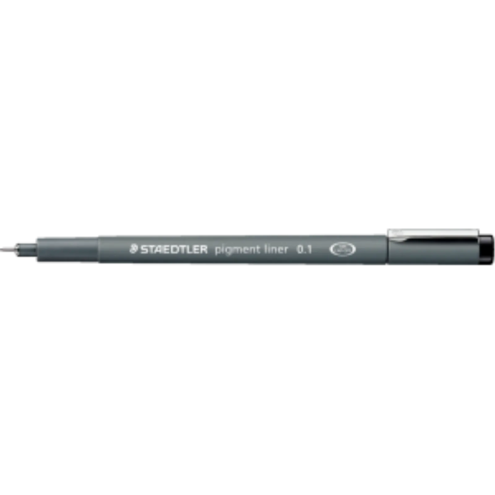 Fineliner pigment liner 0.1mm black