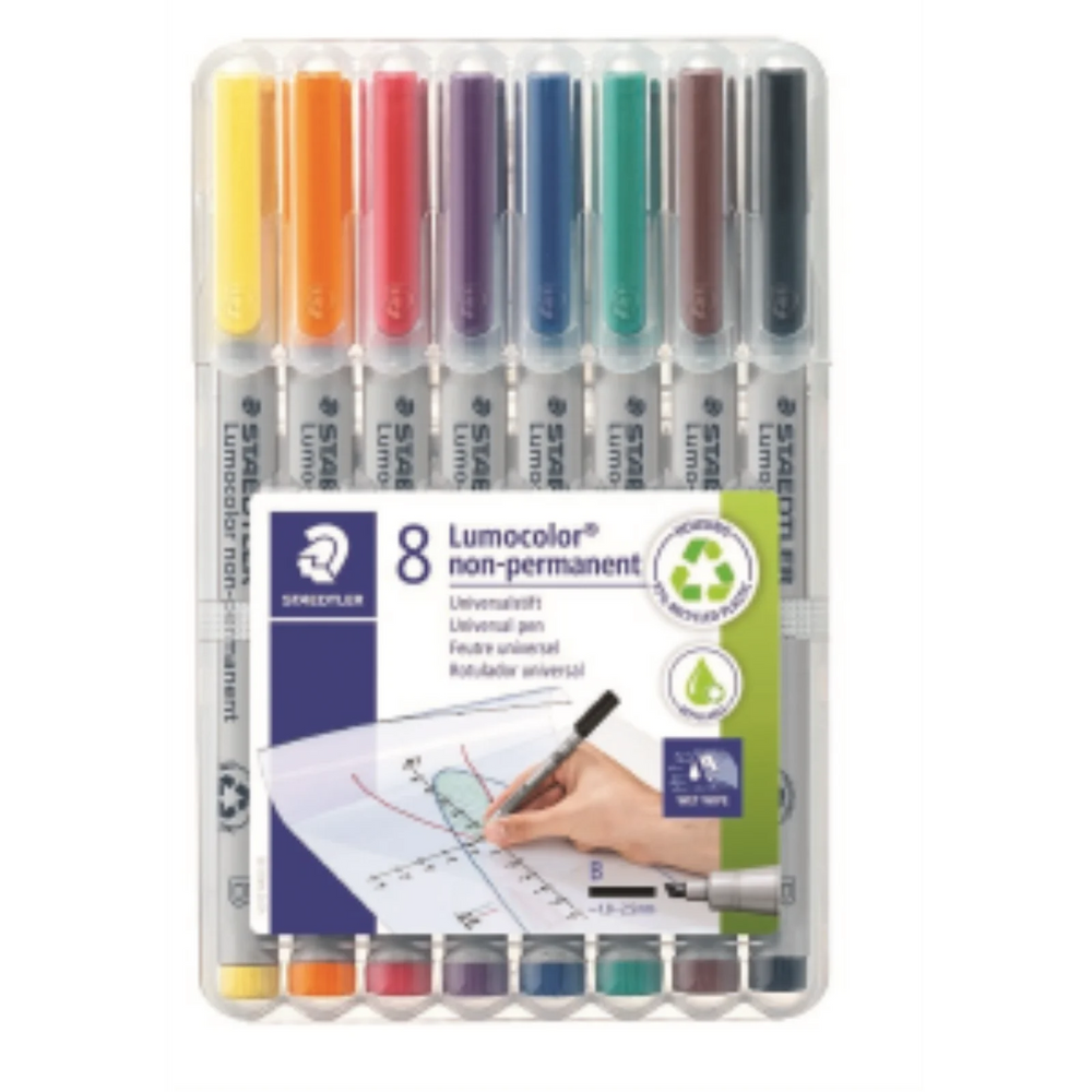 Universal pen Lumocolor non-p B 8pc