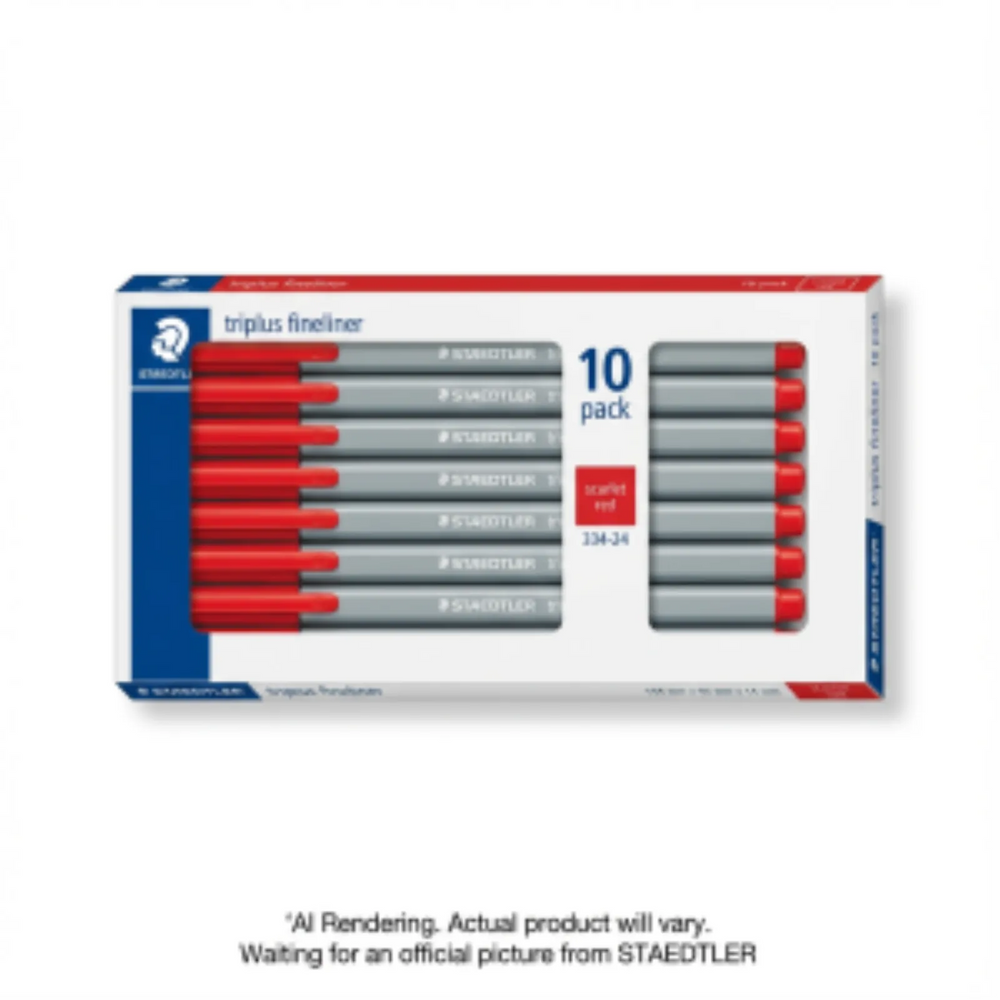 Fineliner triplus 0.3mm scarlet red