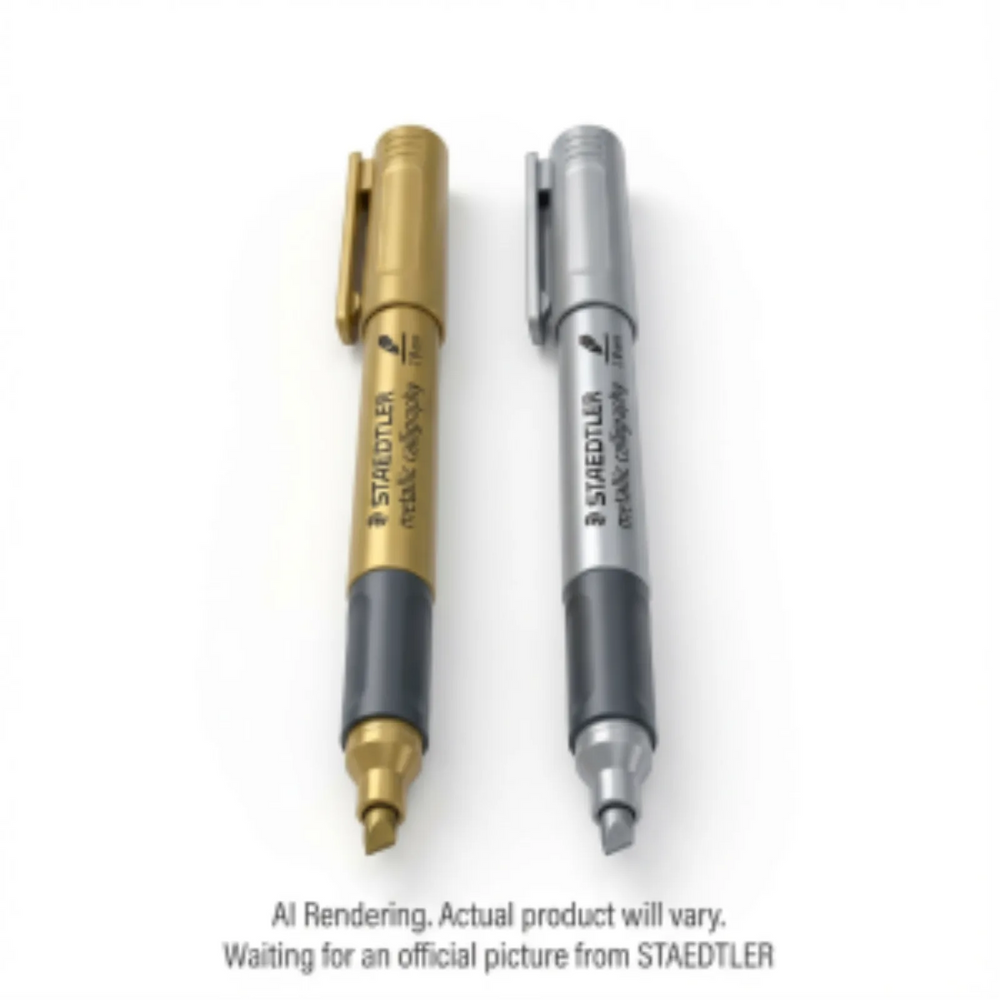 Metallic Calligraphy Pen 2Pk