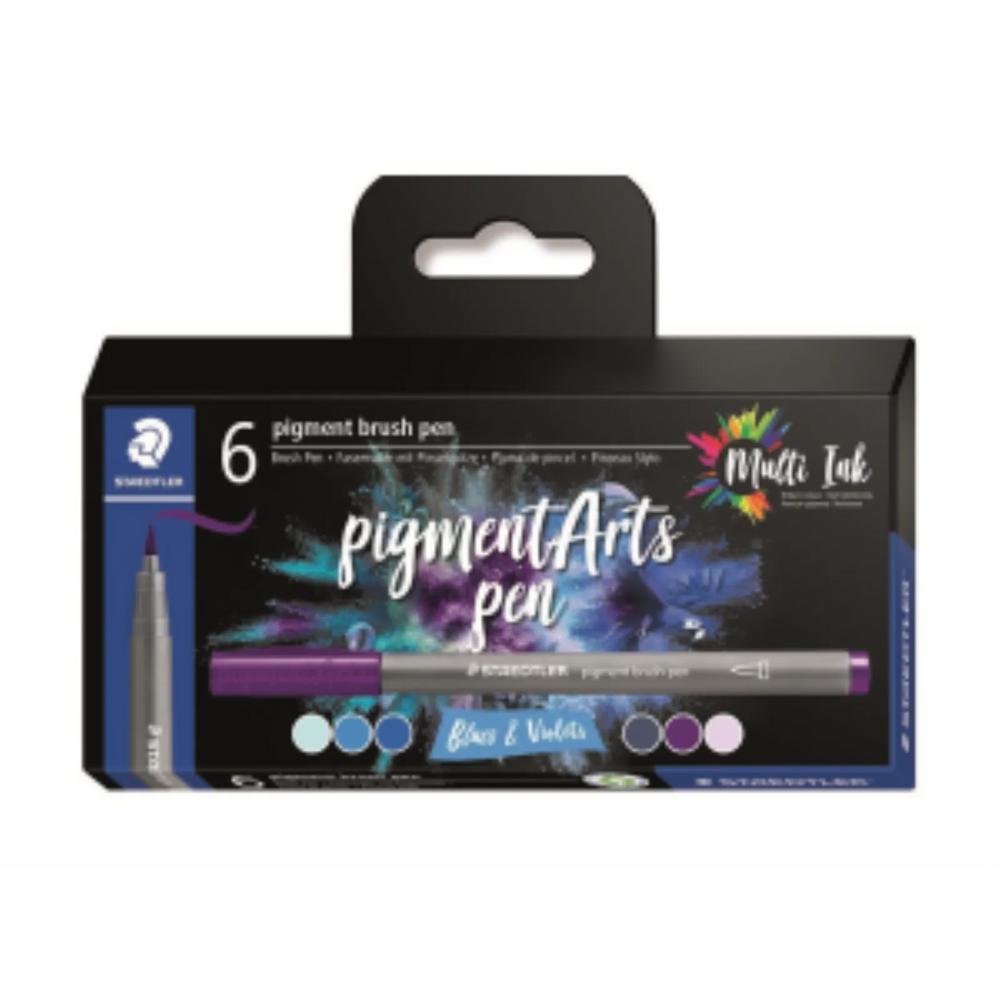 Pigment arts Brush Blues & Violets