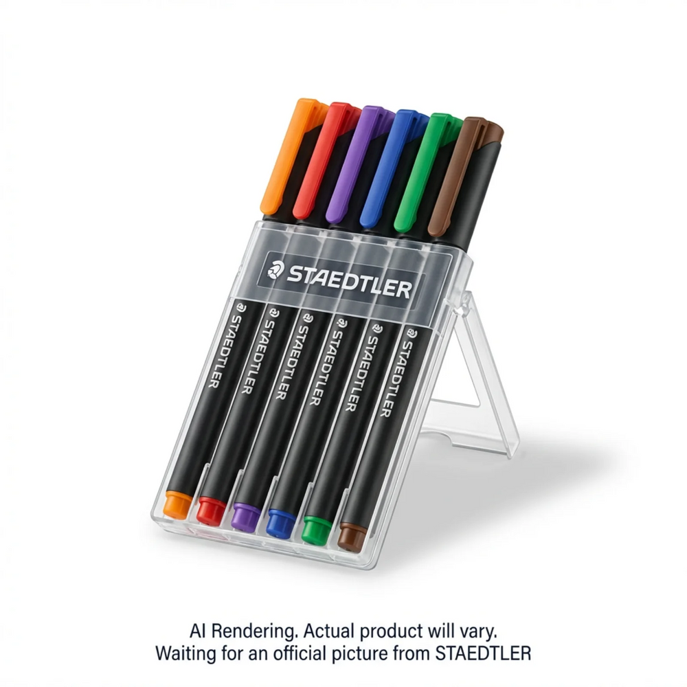Fineliner pigment lin. 0.5mm 6 col.