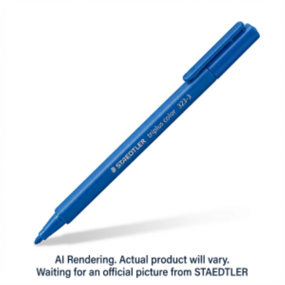 Fibre tip pen tripl.col. 1mm Blue