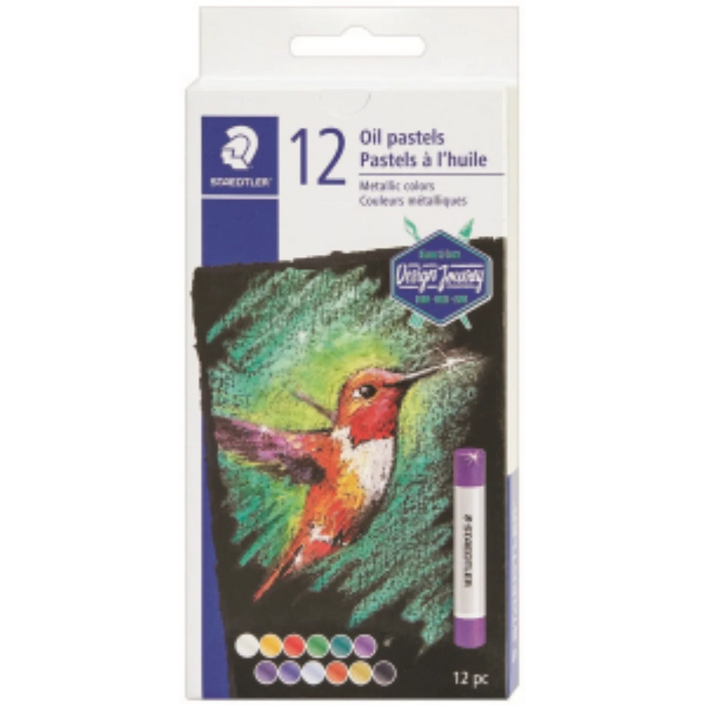 Oil pastels metallic 12 pcs. box