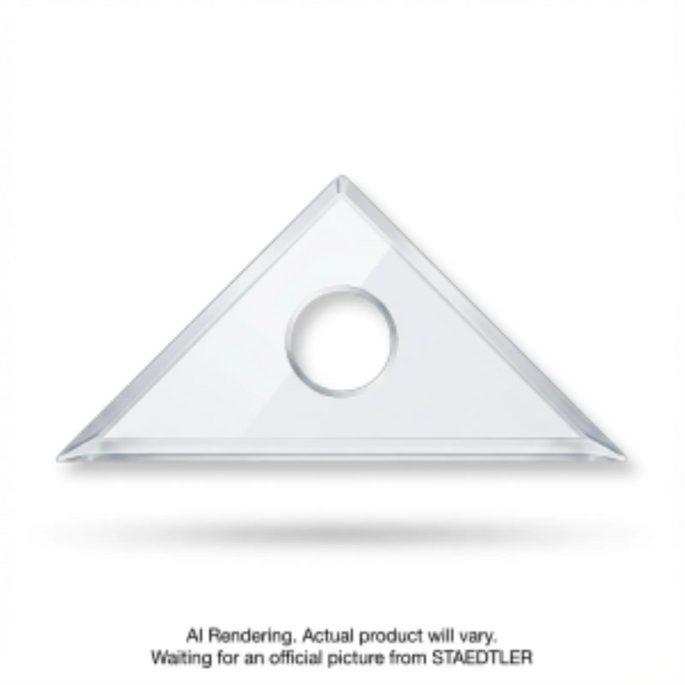 Triangle 8'' 45/90 degree BK