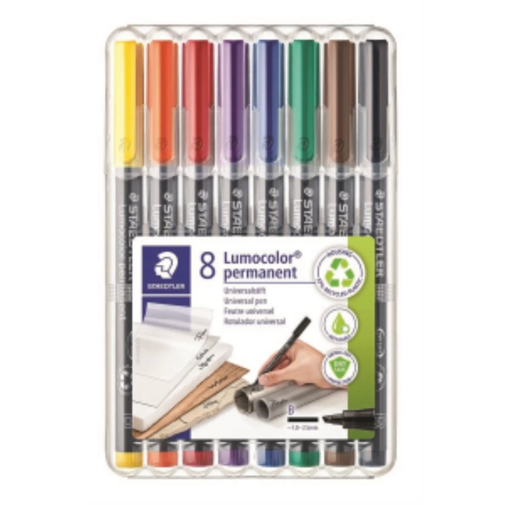 Universal pen Lumocolor perm B 8pcs