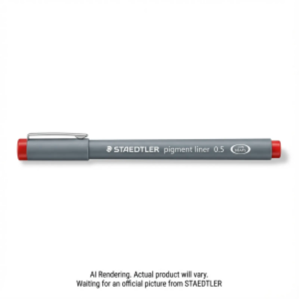 Fineliner Pigment Liner 0.5Mm Red