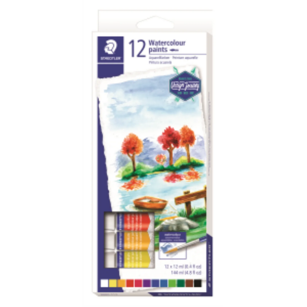 8880-C12-02 STAEDTLER-Mars Limited WTRCOLOUR PAINT 12ml AST