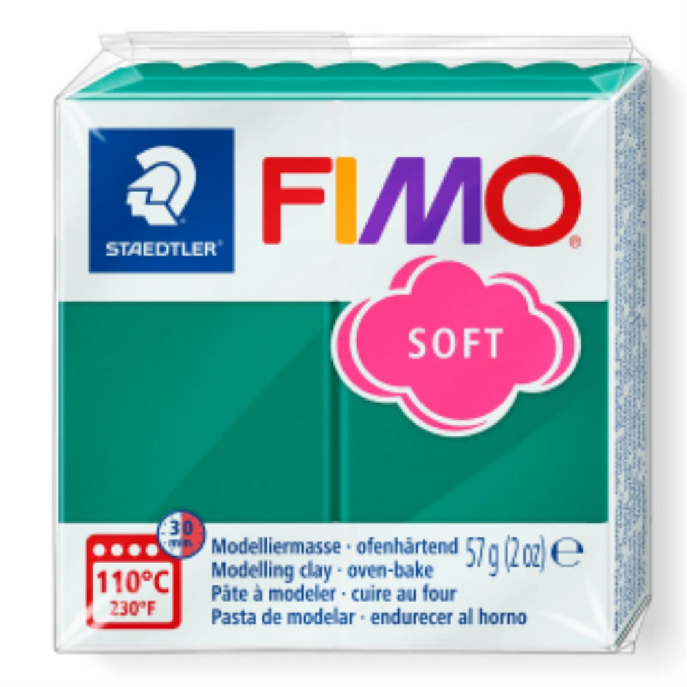 Modelling Clay Fimo Soft Emerald 57g (2 oz)
