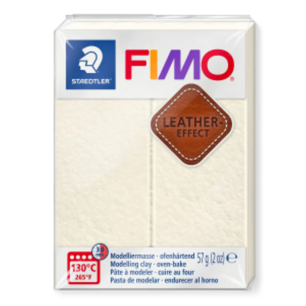 Modelling Clay Fimo Leather Effect Ivory 57g (2 oz)