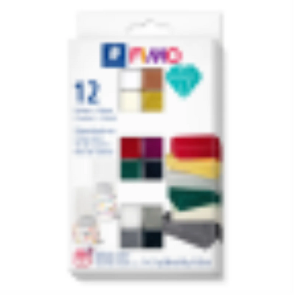 Set Modelling Clay Fimo Effect 12 Color Pack