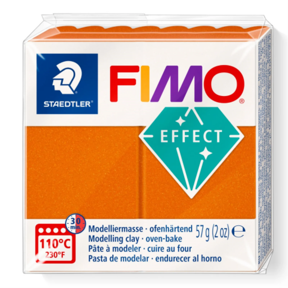 Modelling Clay Fimo Effect Orange Metallic 57g (2 oz)