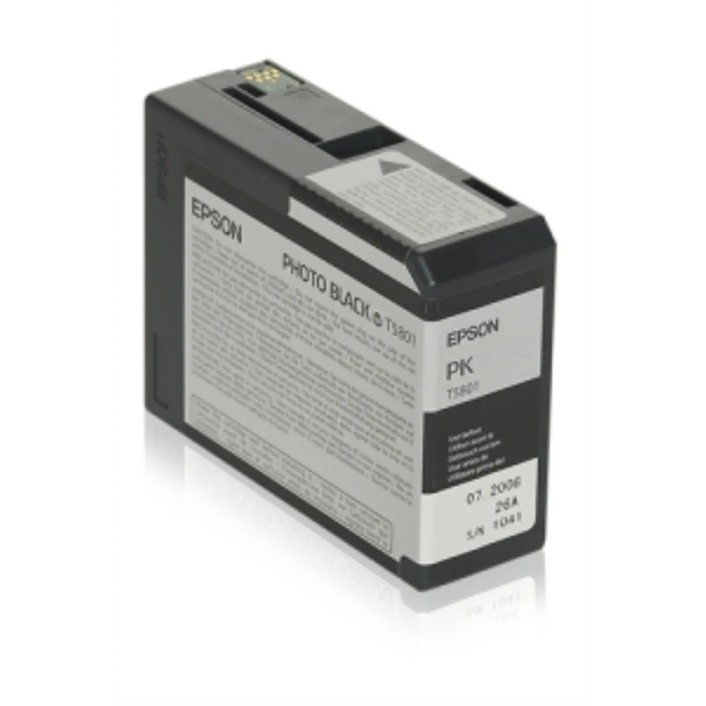 T580100 EPSON ULTRACHROME PHOTO BLACK INK 80ML, STYLUS PRO 3