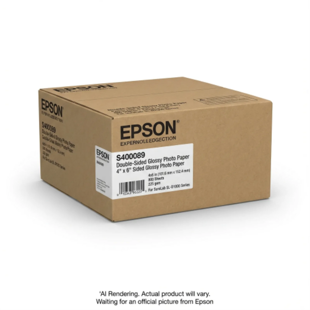 Epson SureLab Paper, Gloss (225) DS, 4"X6", 800 shee