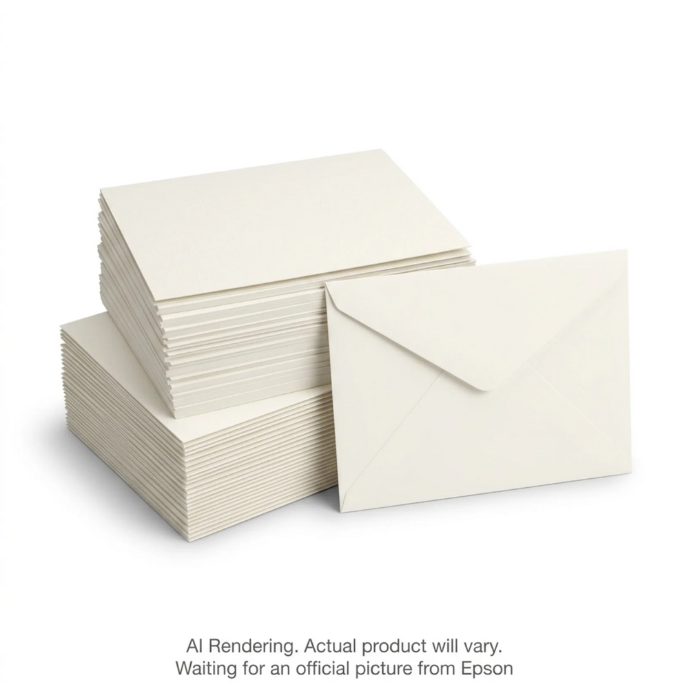 GREETING CARDS FLAT 5"X7" (25 SETS)